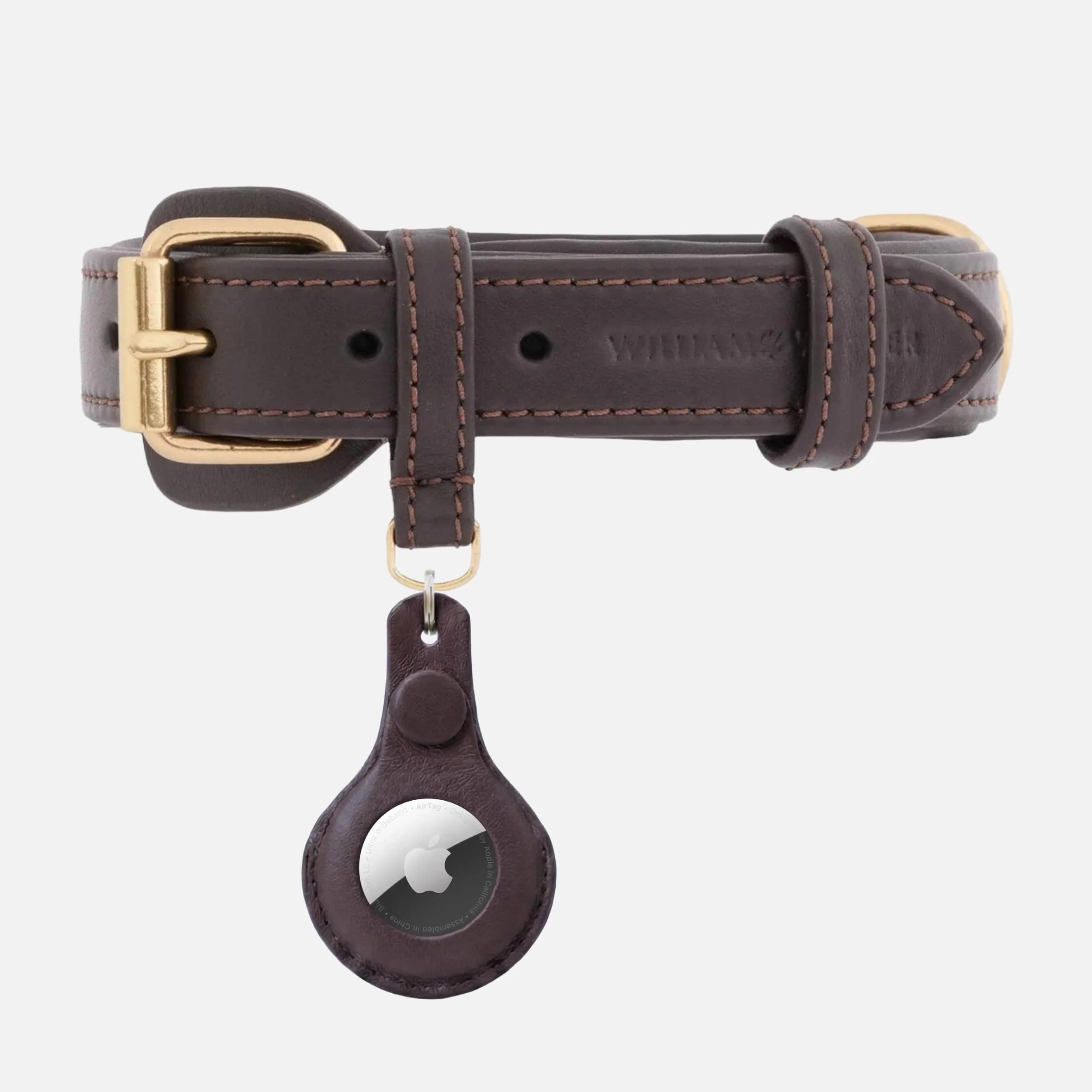 Leren AirTag Anhänger voor hondenhalsbanden & sleutels - Image 9