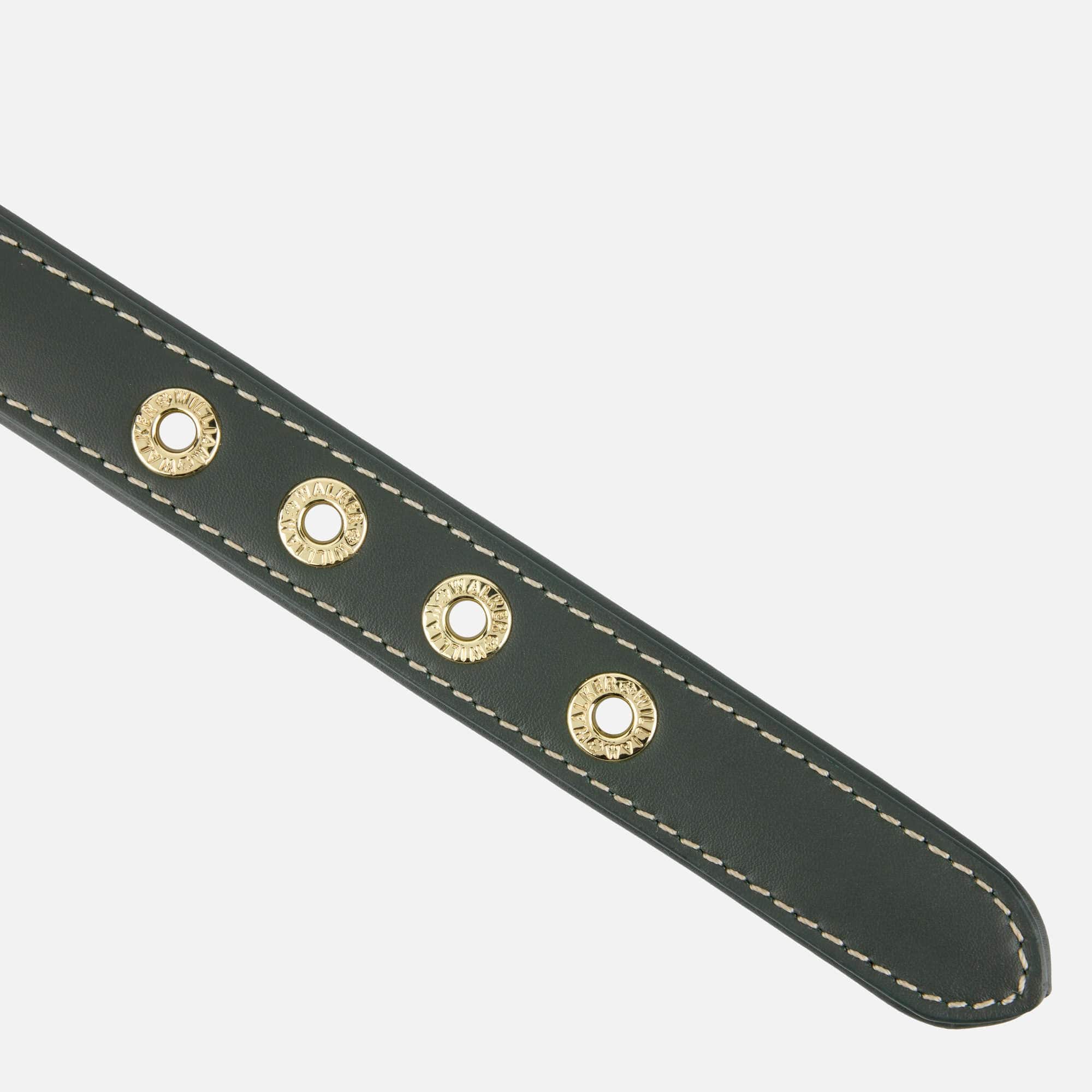 Glad leer halsband Forest (Groen) - Image 4