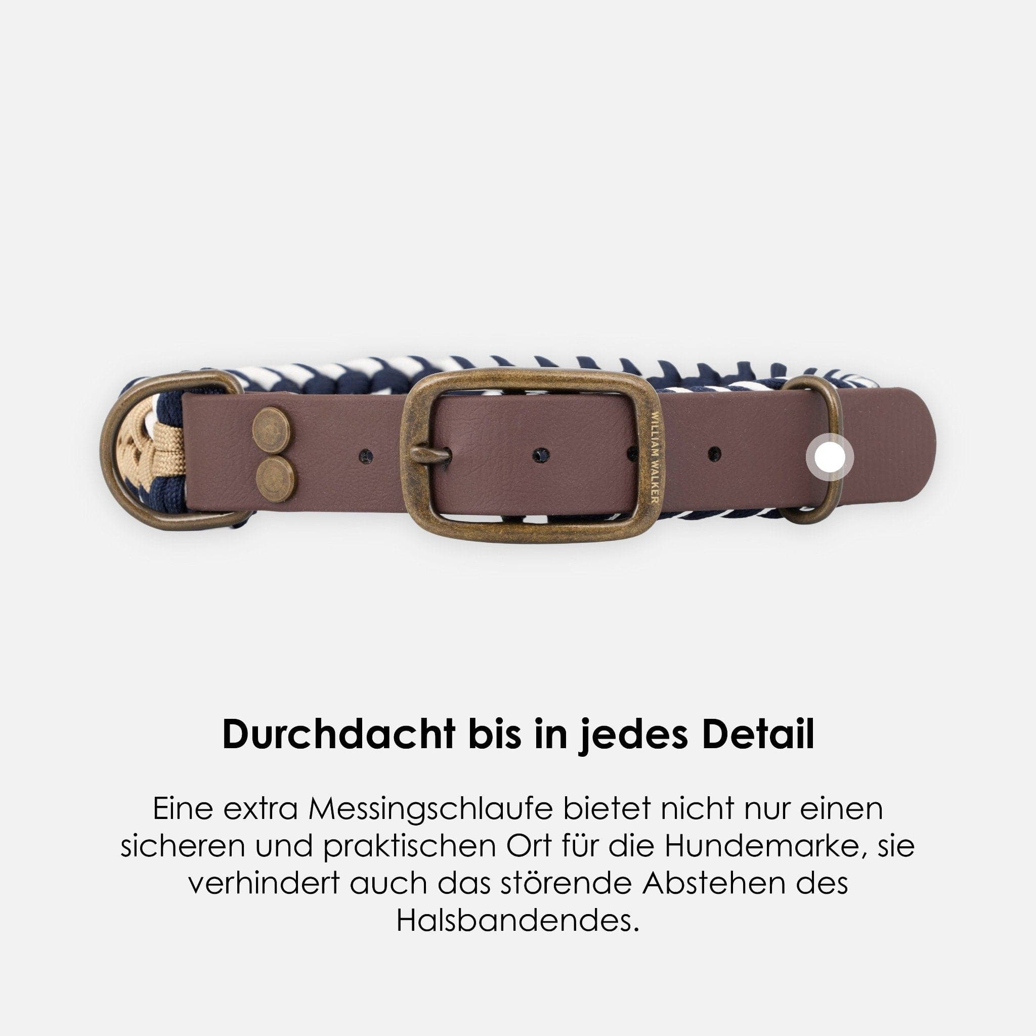 Paracord BioThane® halsband Hanseatic - Image 7