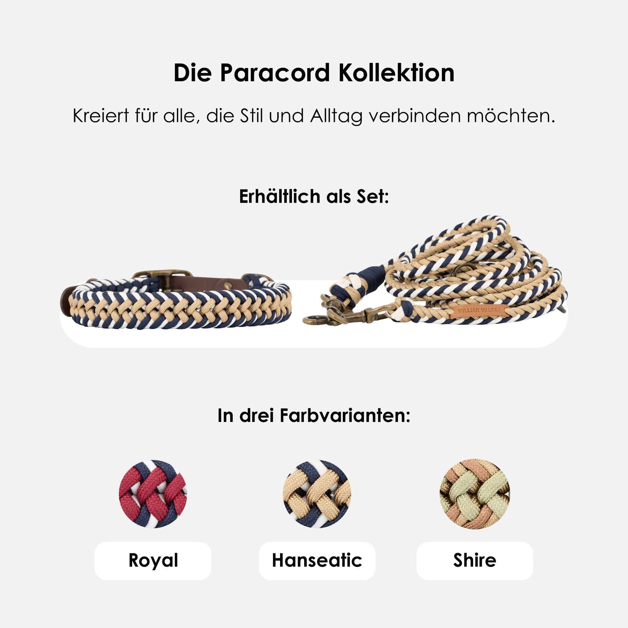 Paracord BioThane® halsband Hanseatic - Image 9
