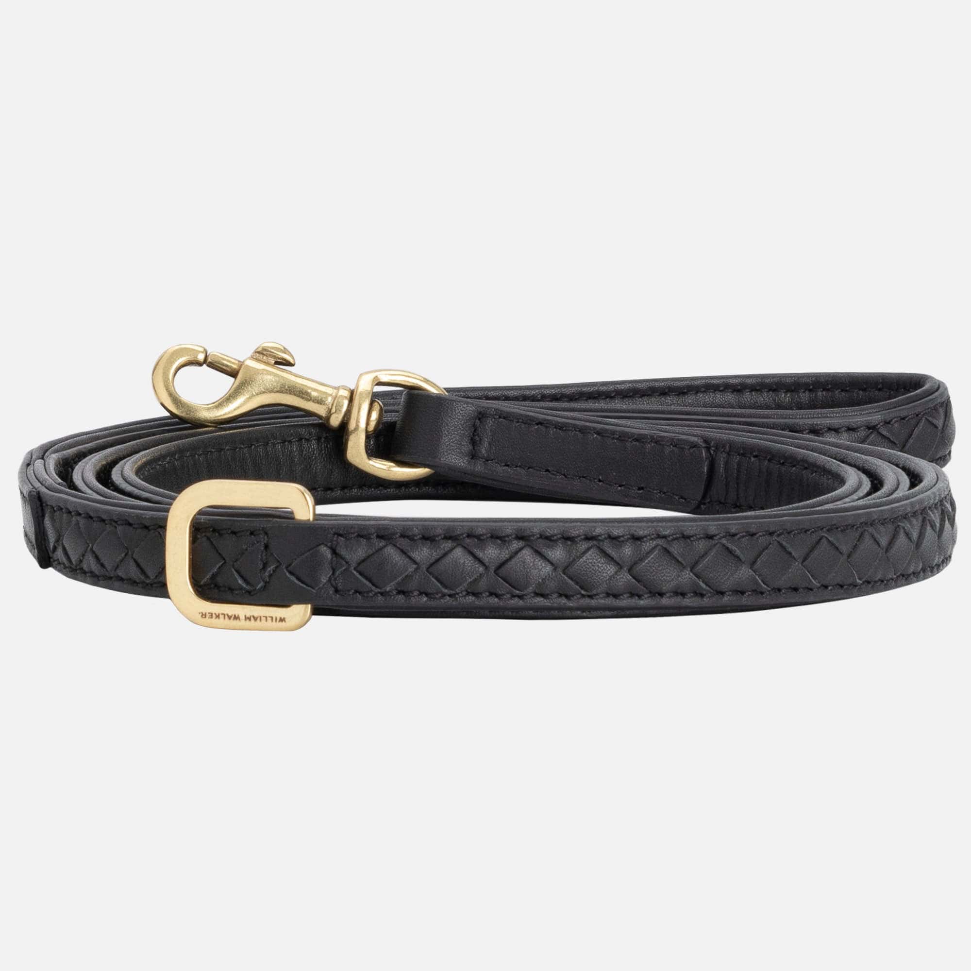 Hoogwaardige Leer Hondenriem Prestige Nero (Zwart) - Image 2