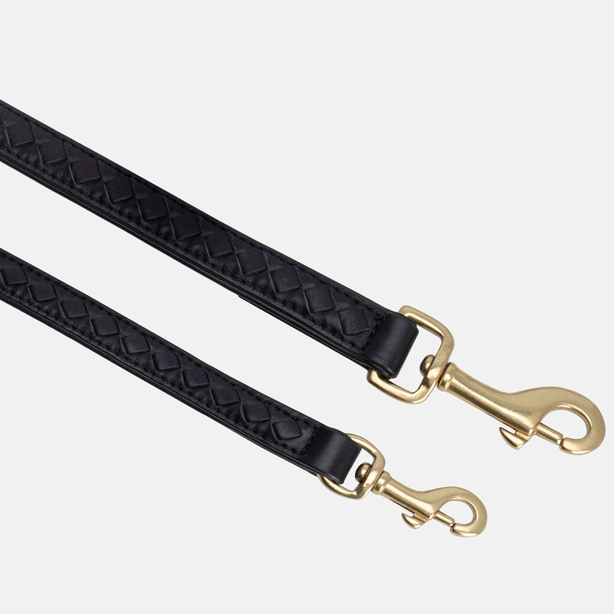 Hoogwaardige Leer Hondenriem Prestige Nero (Zwart) - Image 3