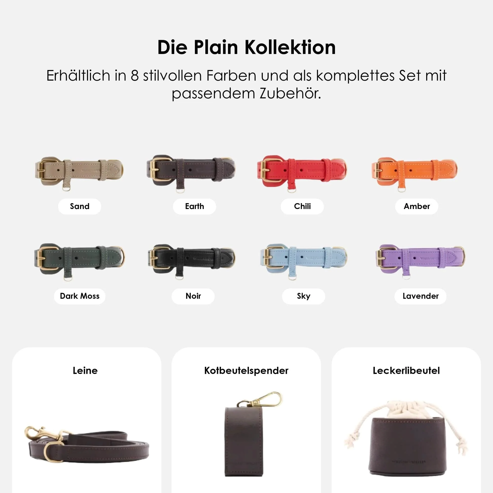 Leren halsband Earth (Bruin) - Image 6
