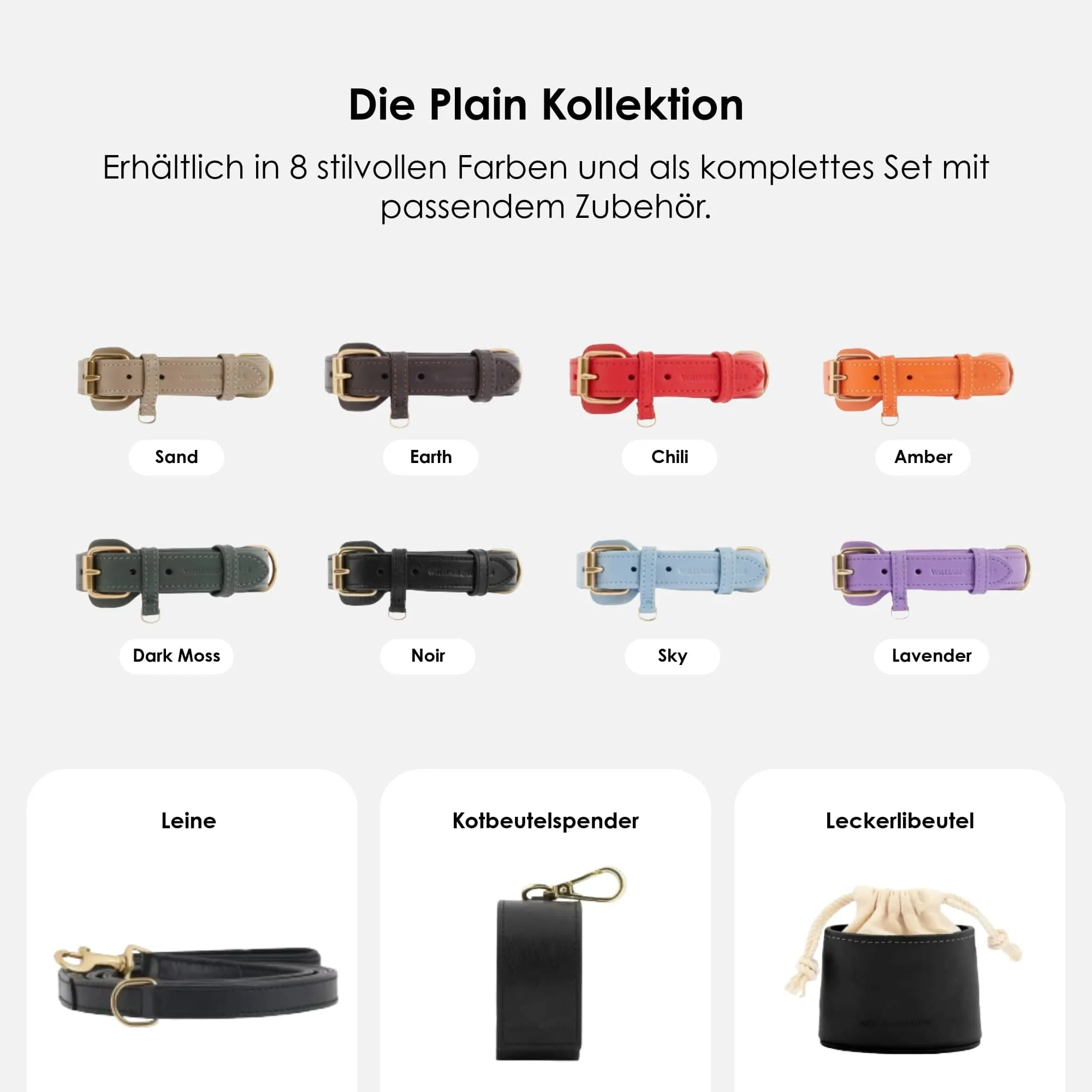 Leren halsband Noir (Zwart) - Image 6