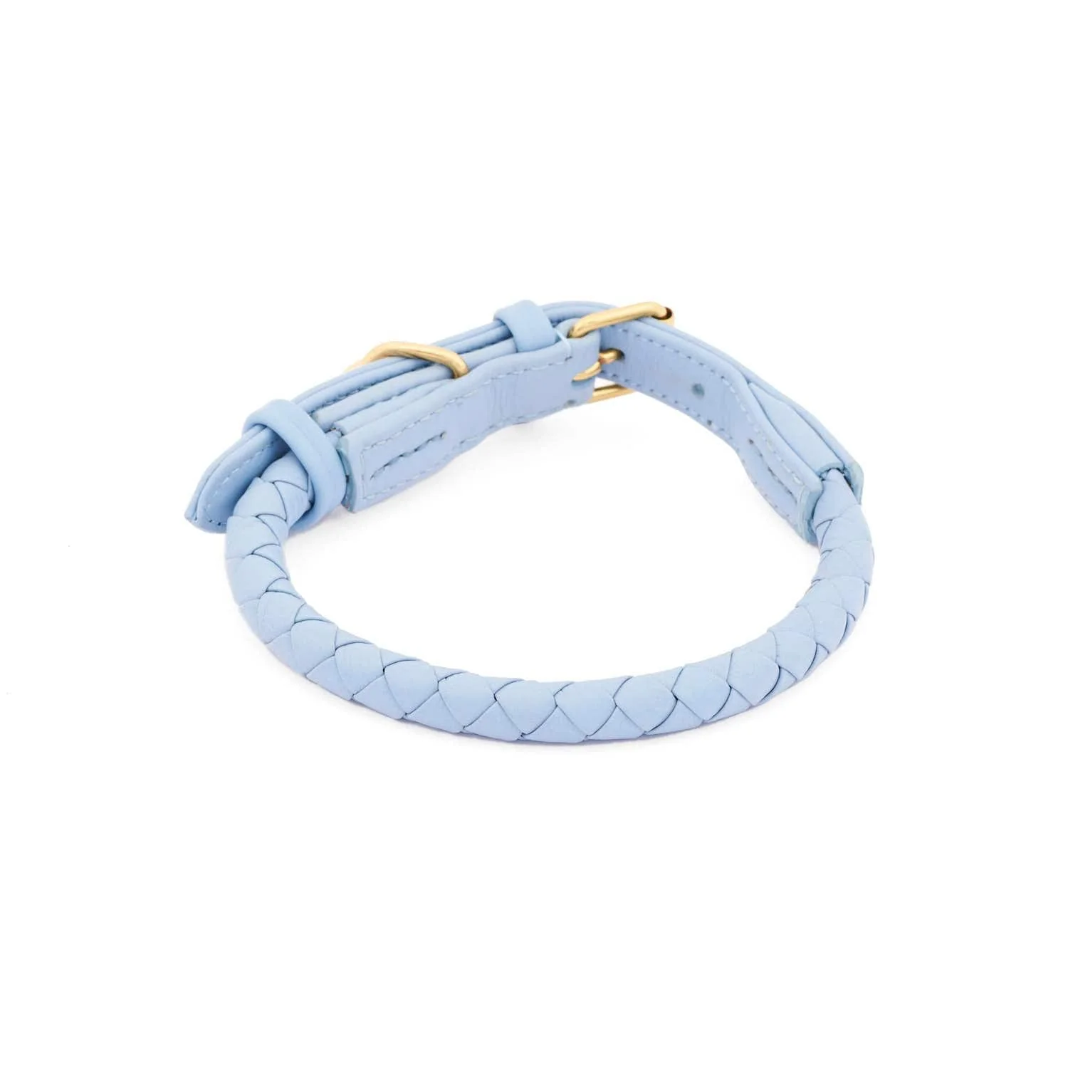 Leren halsband Twisted Sky (Babyblauw) - Image 4