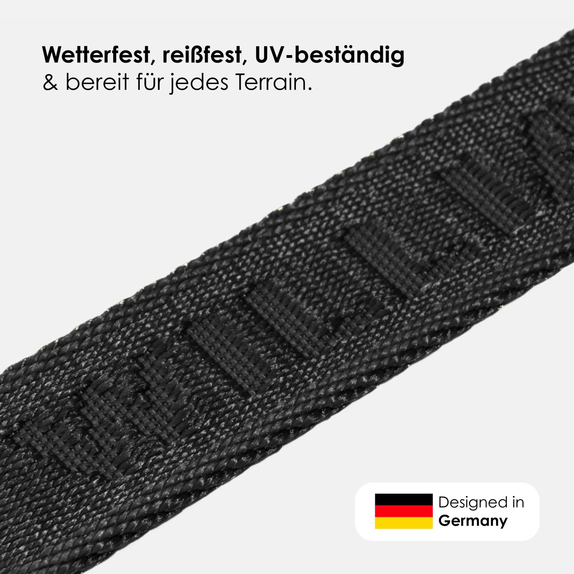 Jacquard Nylon halsband Nero (zwart) - Image 3
