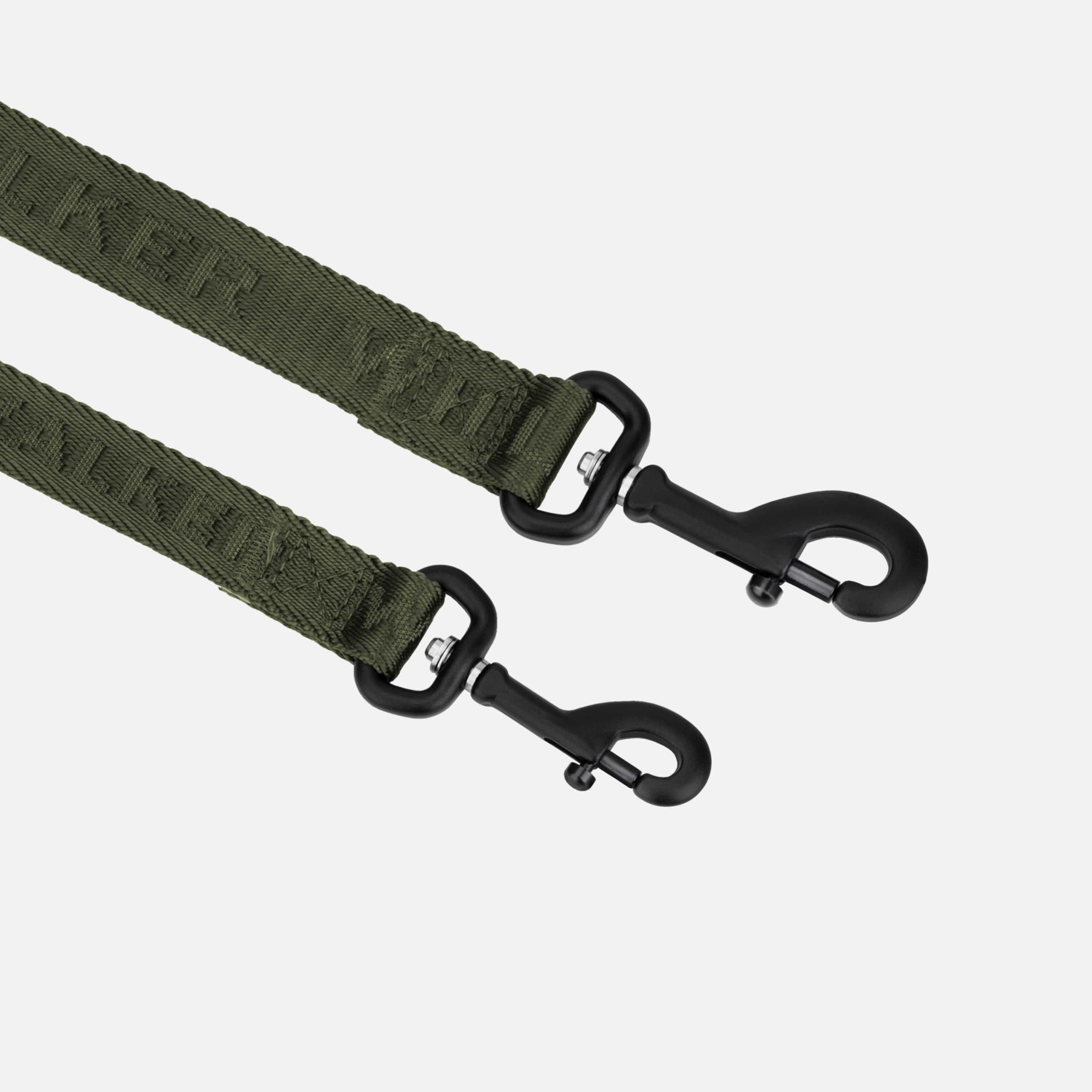 Jacquard Nylon hondenriem Forest (groen) - Image 3