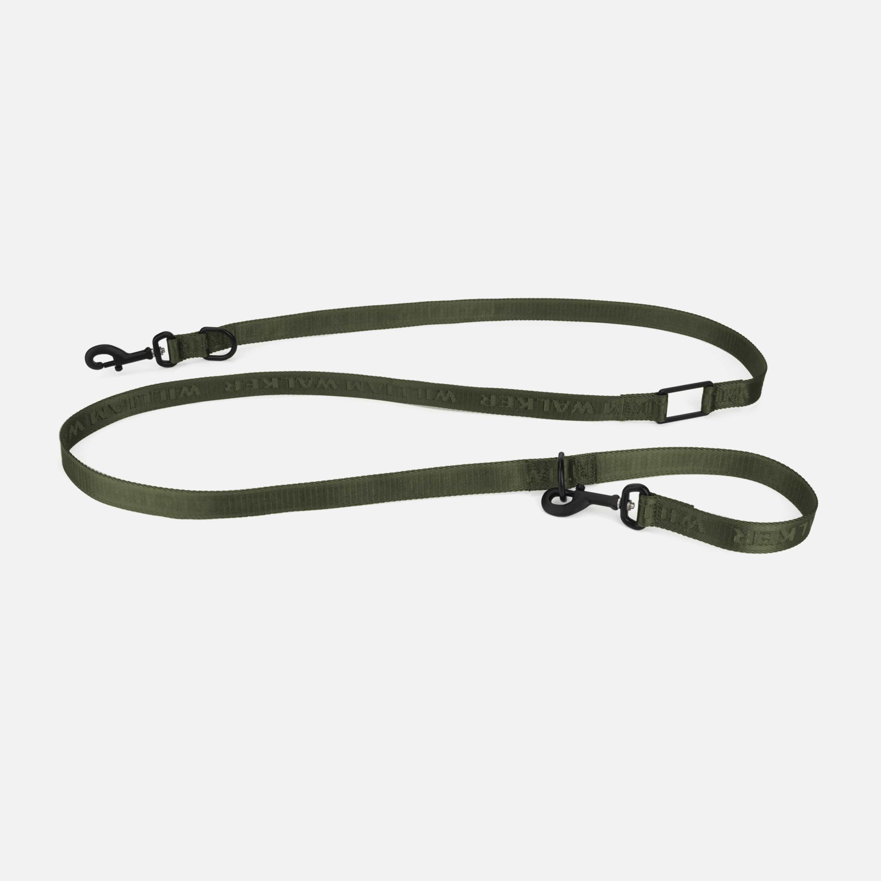 Jacquard Nylon hondenriem Forest (groen) - Image 4