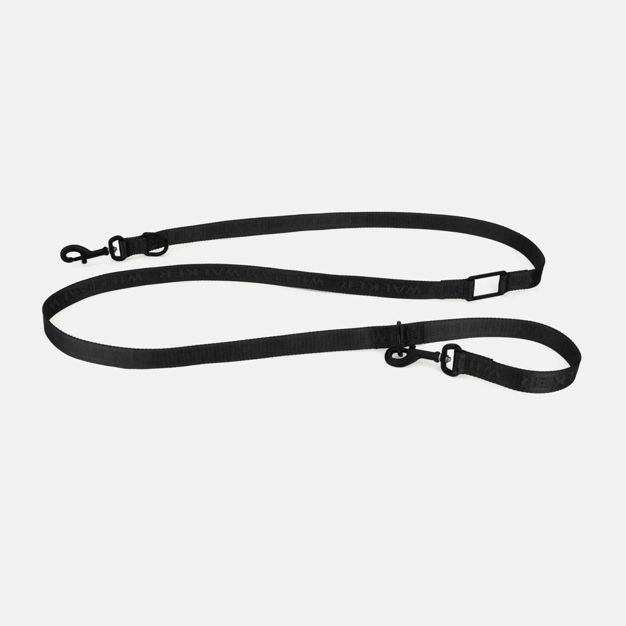 Jacquard Nylon hondenriem Nero (zwart) - Image 4