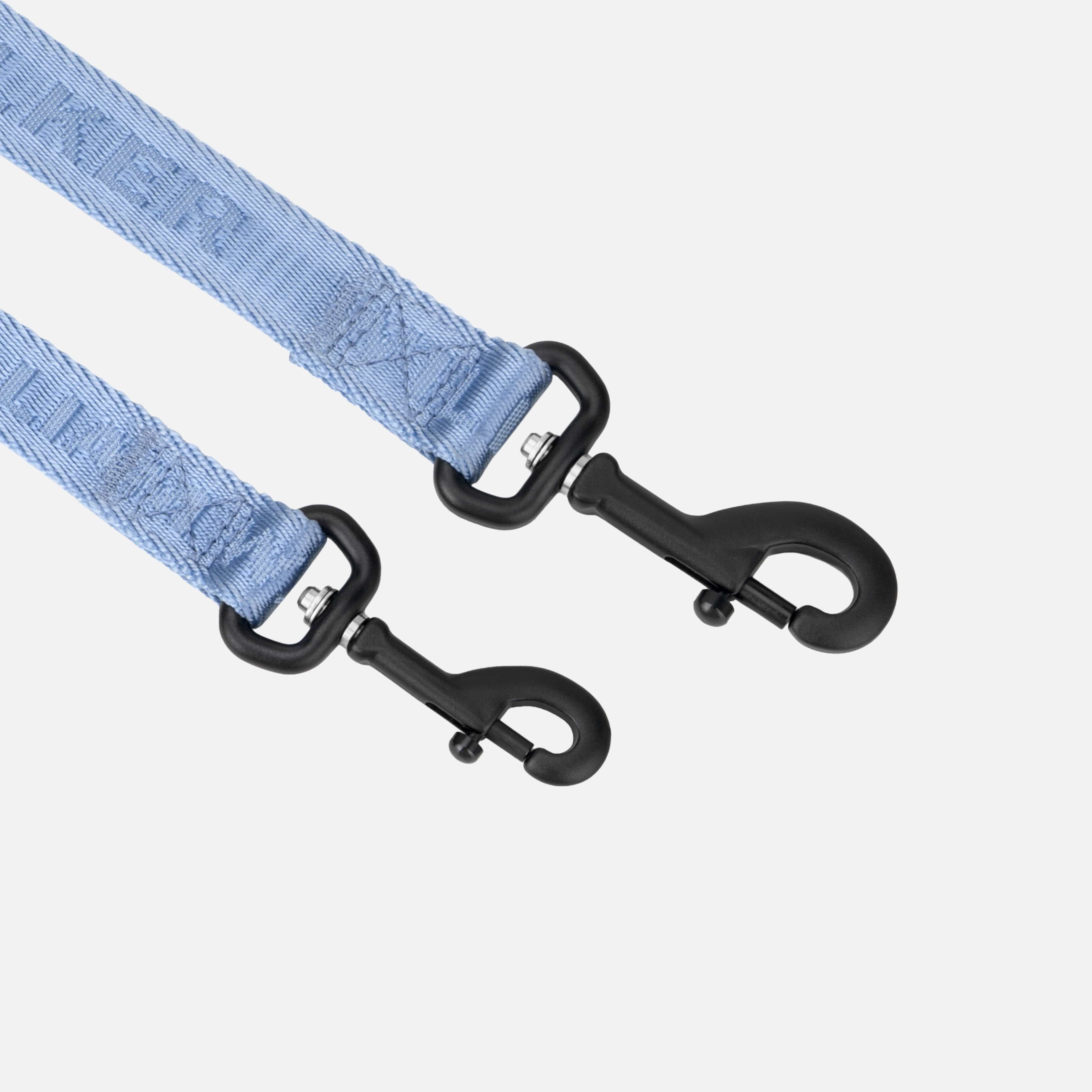 Jacquard Nylon hondenriem Sky (blauw) - Image 3