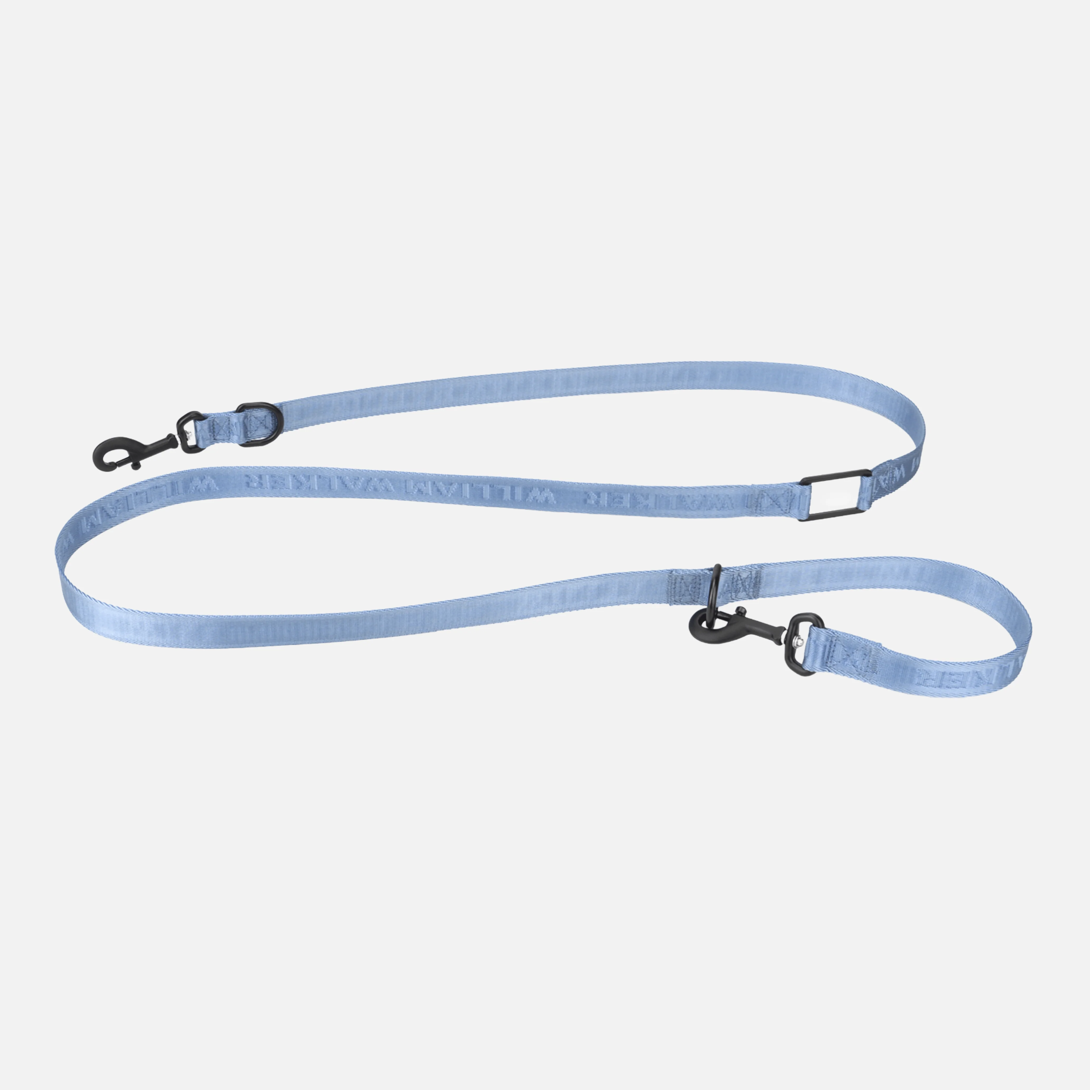 Jacquard Nylon hondenriem Sky (blauw) - Image 4
