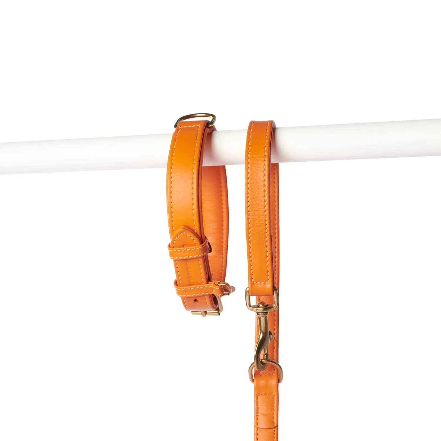 Leren halsband Amber (Oranje) - Image 9