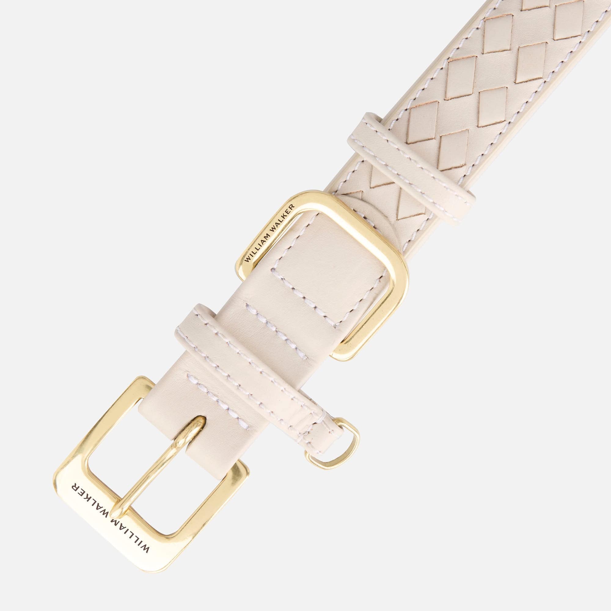 Leer halsband Prestige Almond (Beige) - Image 3