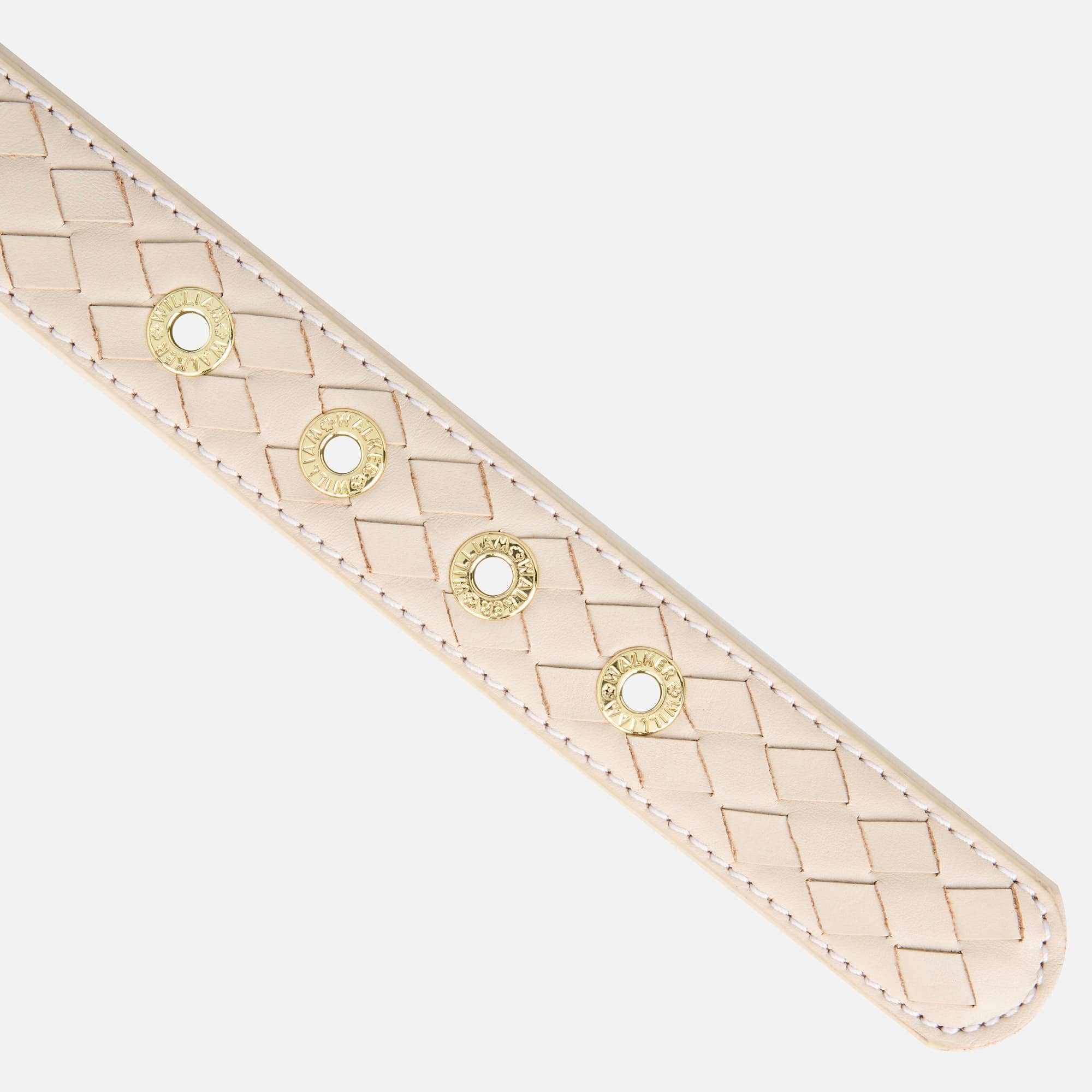 Leer halsband Prestige Almond (Beige) - Image 4