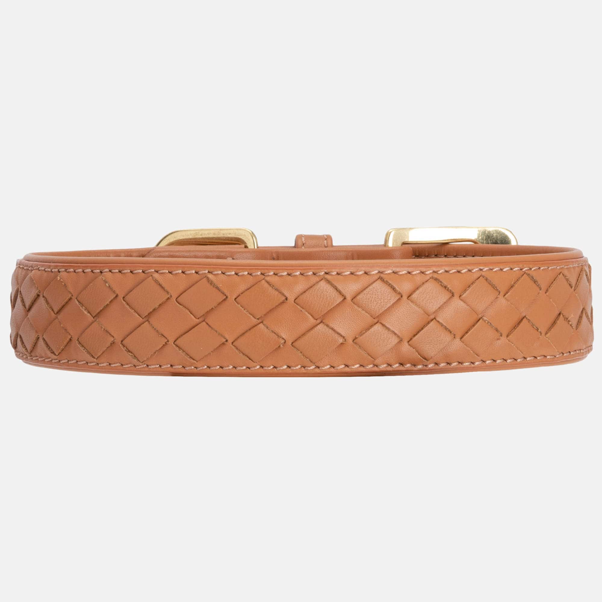 Leren halsband Prestige Caramel (bruin) - Image 2
