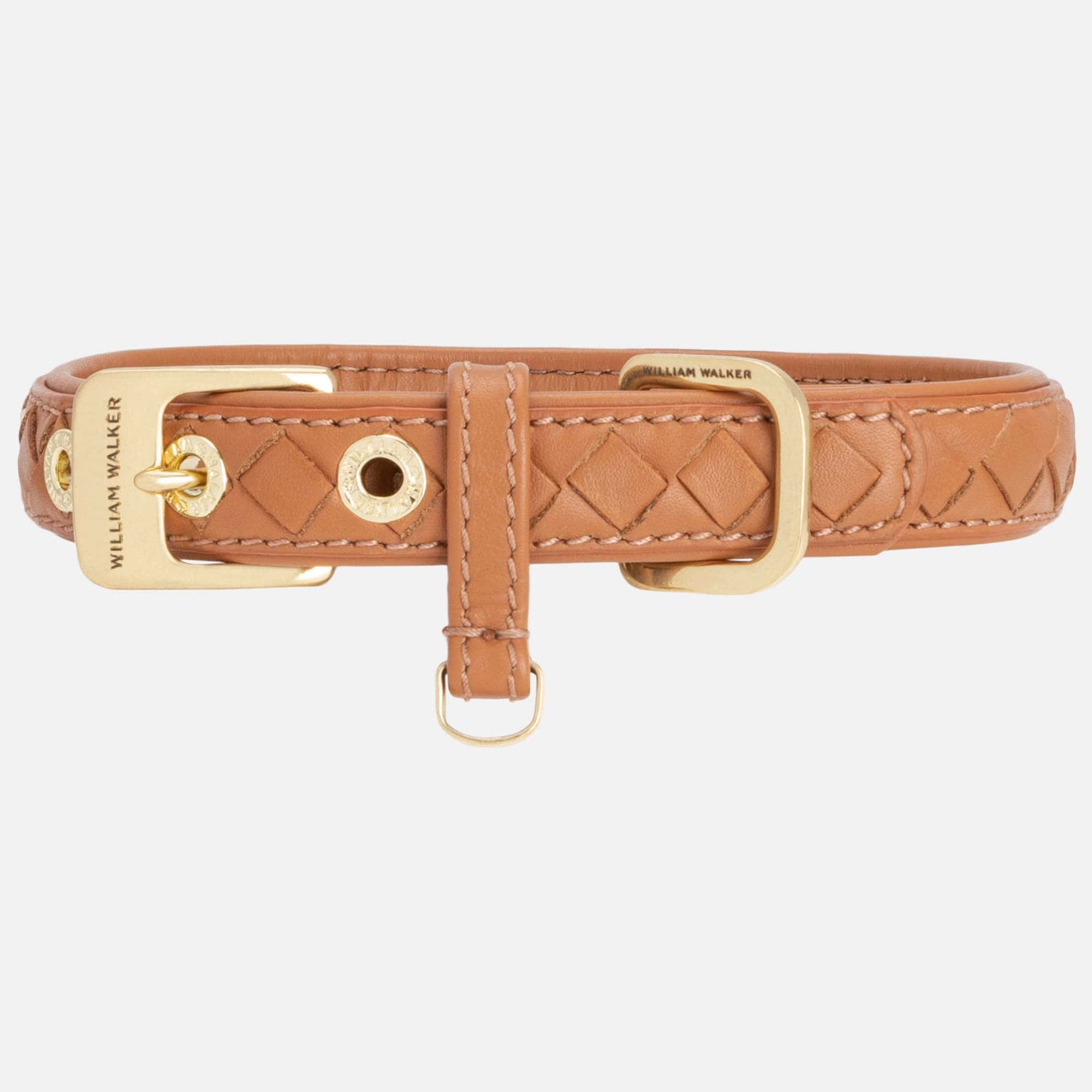 Leren halsband Prestige Caramel (bruin) - Image 3