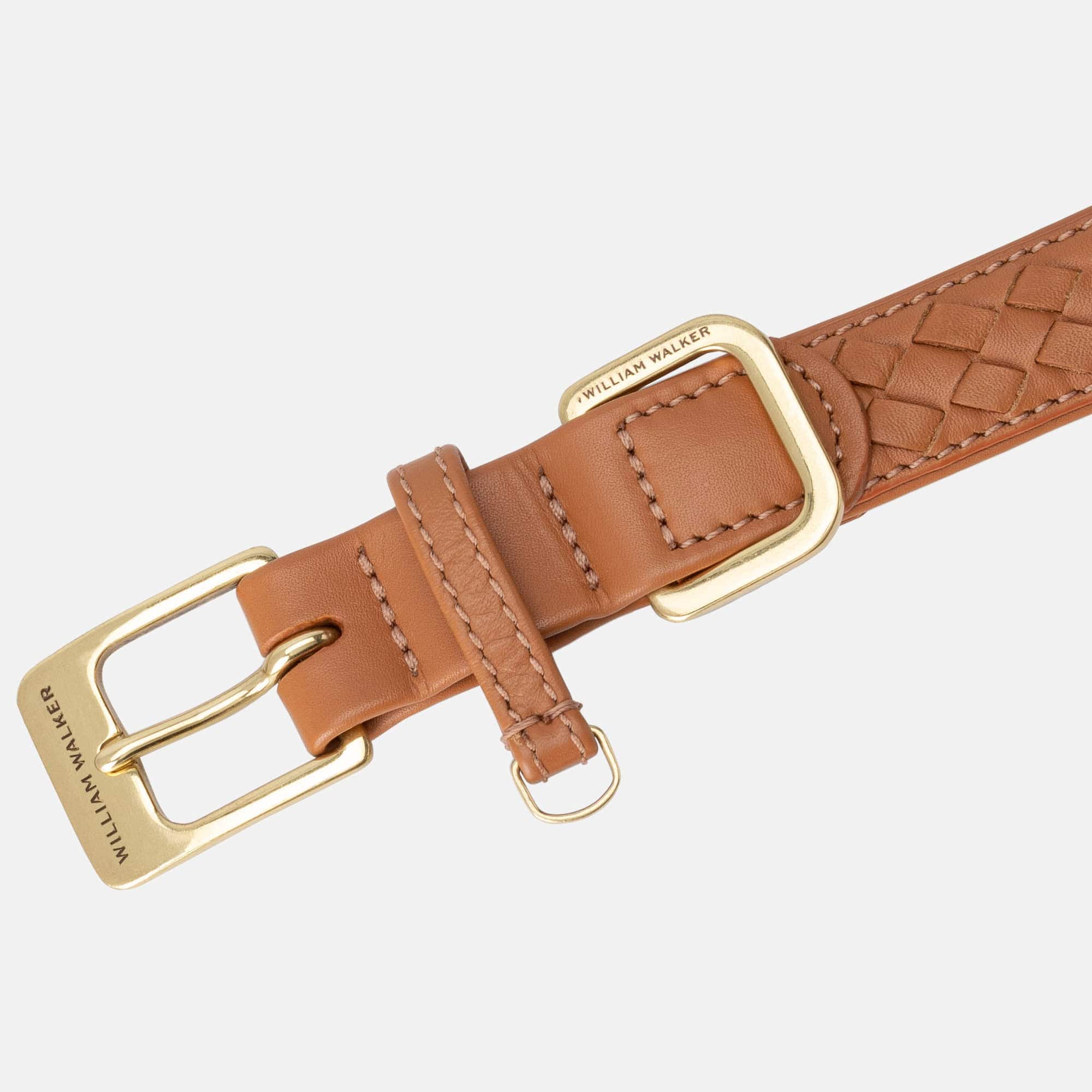 Leren halsband Prestige Caramel (bruin) - Image 4