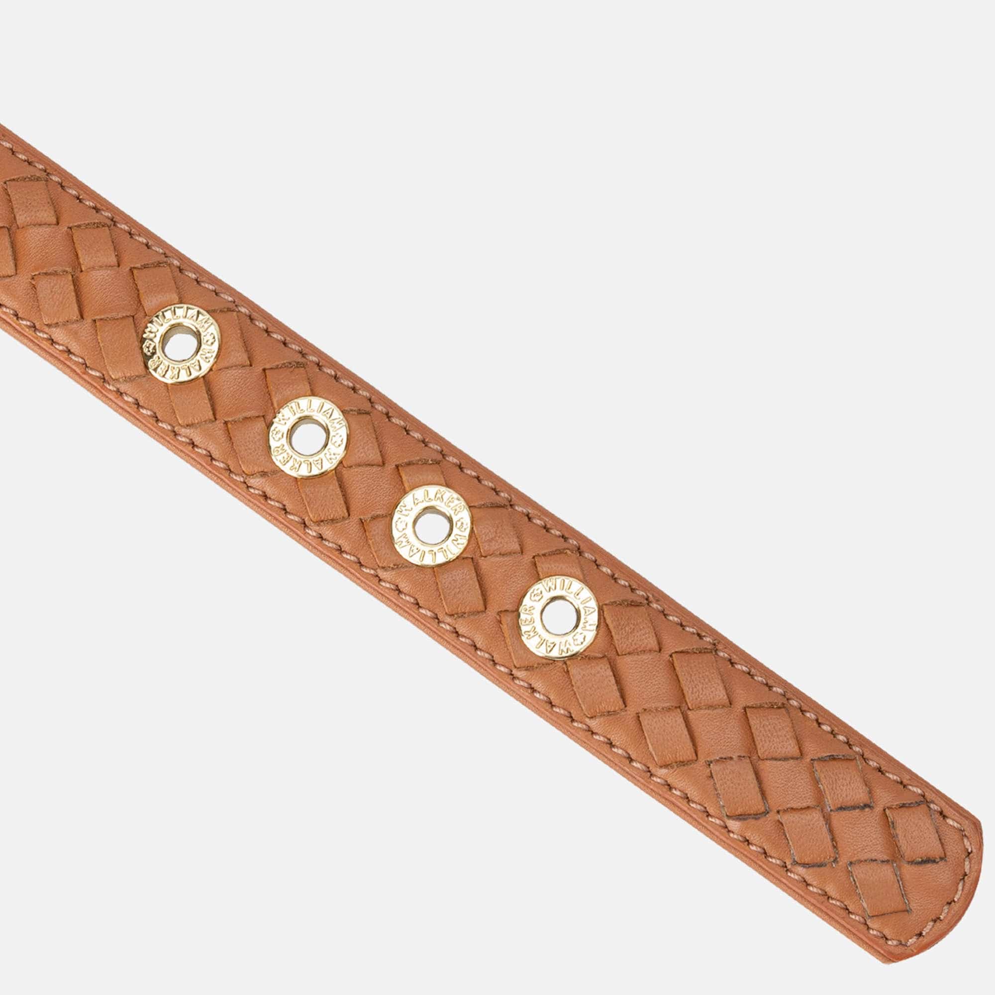 Leren halsband Prestige Caramel (bruin) - Image 5