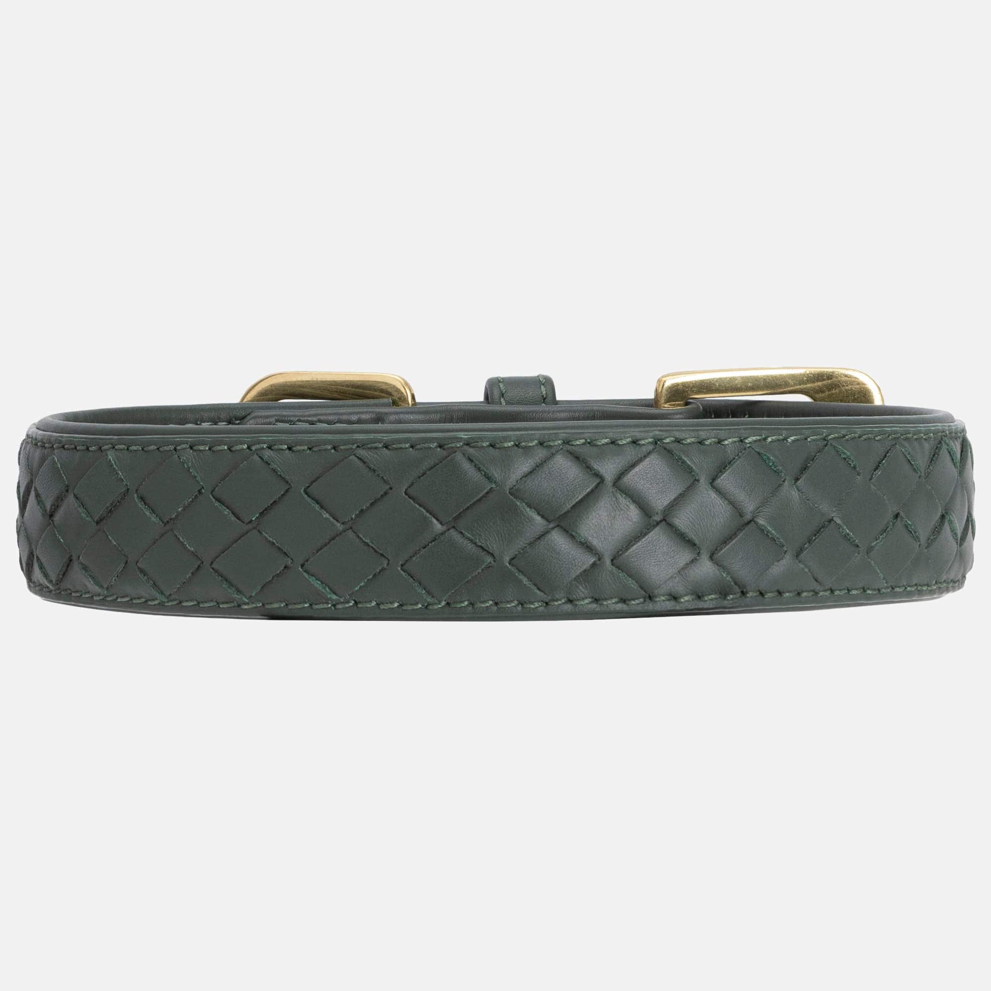 Leren halsband Prestige Forest (bosgroen) - Image 2