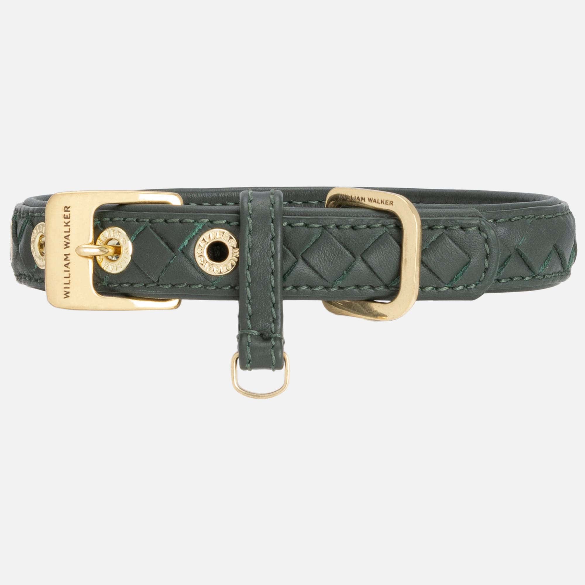 Leren halsband Prestige Forest (bosgroen) - Image 3