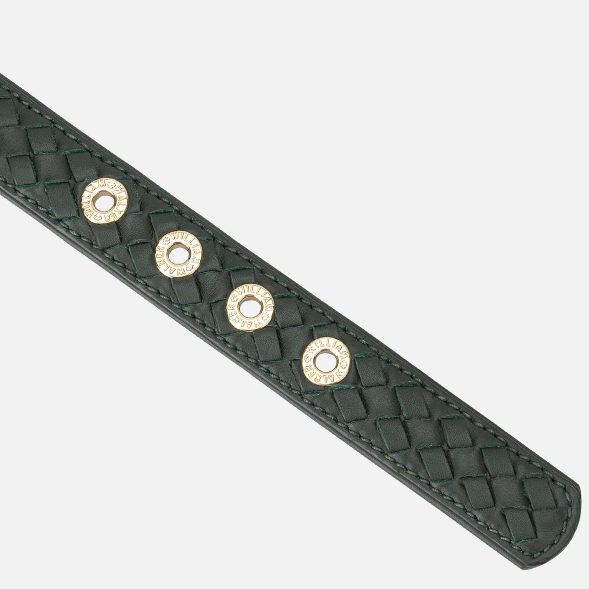 Leren halsband Prestige Forest (bosgroen) - Image 5