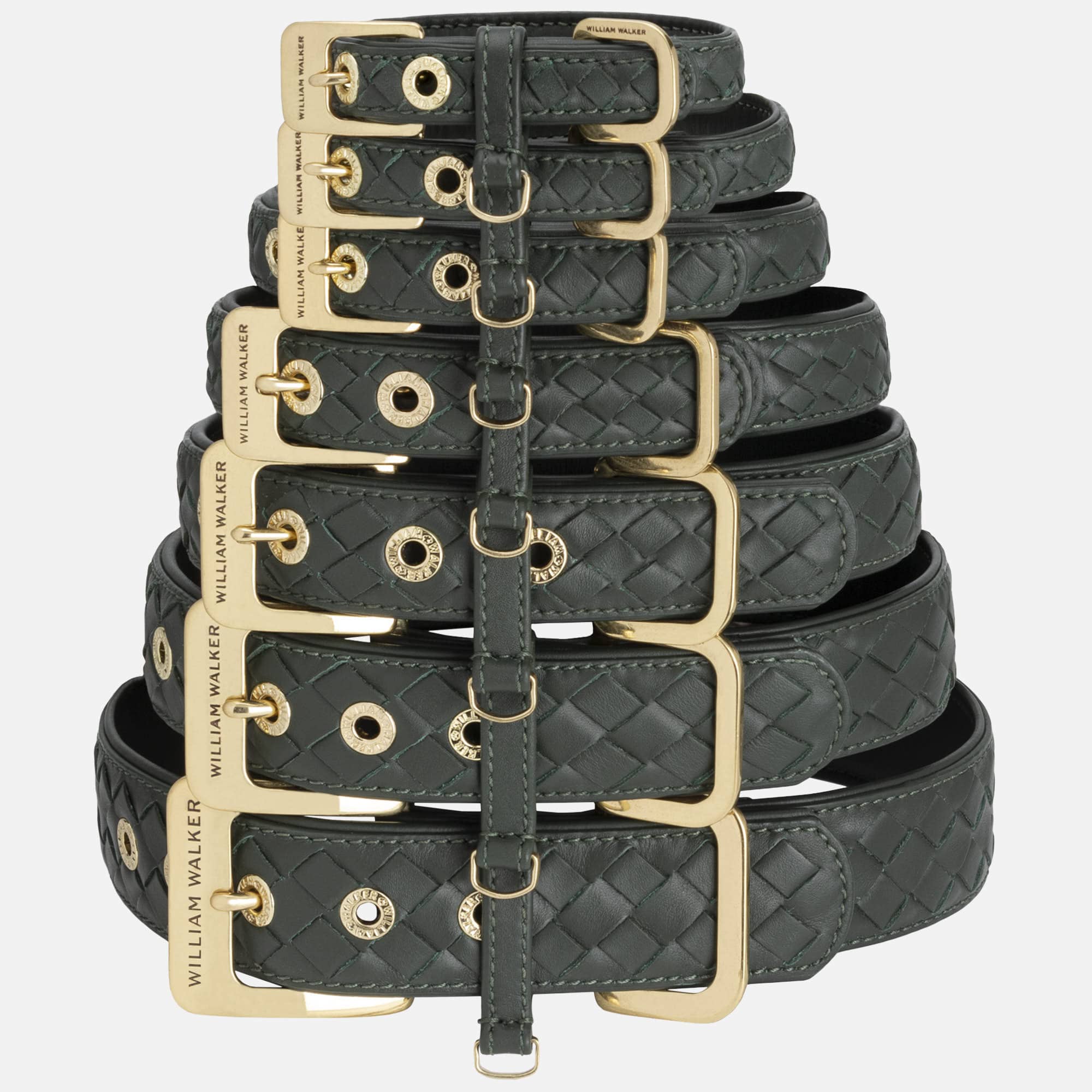 Leren halsband Prestige Forest (bosgroen) - Image 6