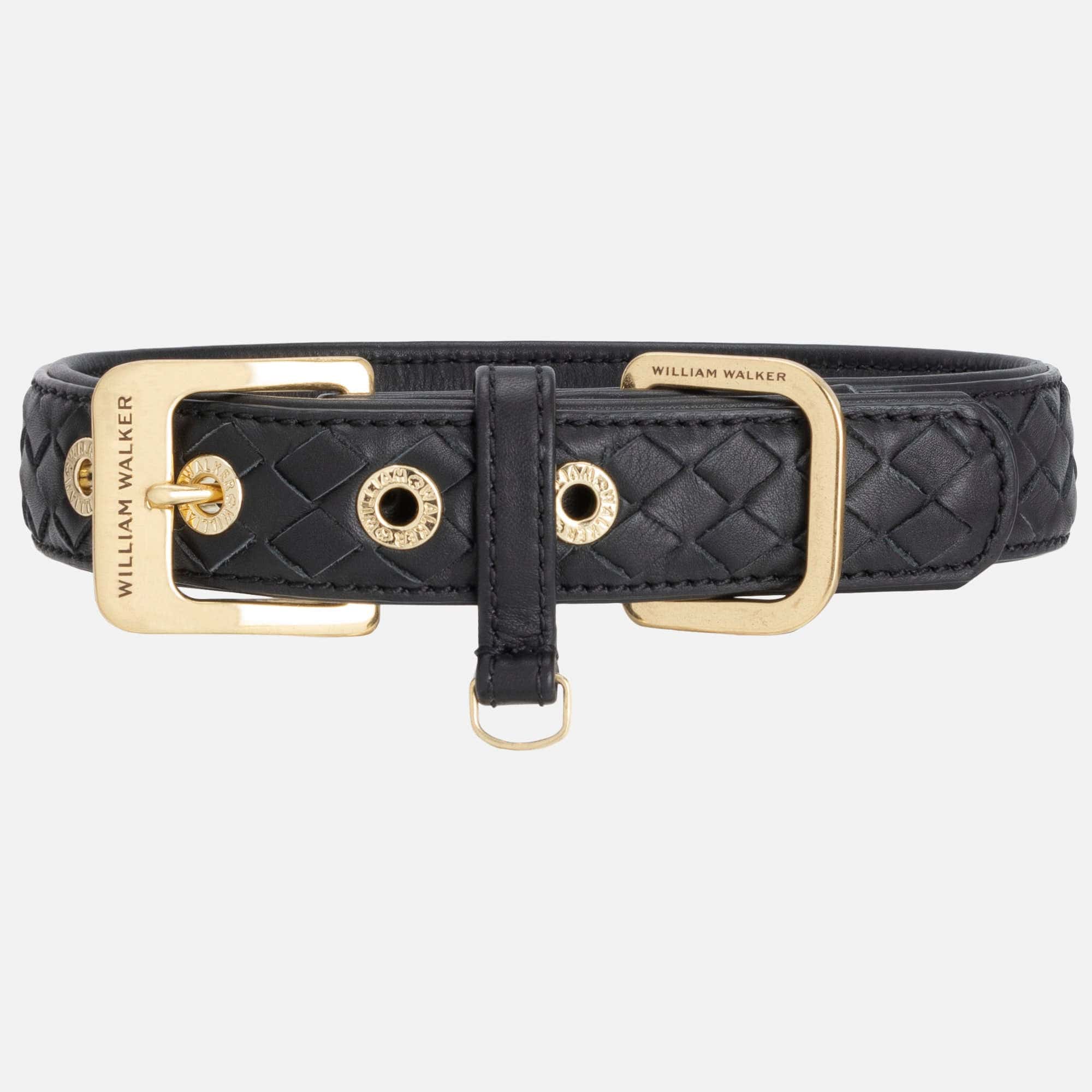 Leer halsband Prestige Nero (zwart)