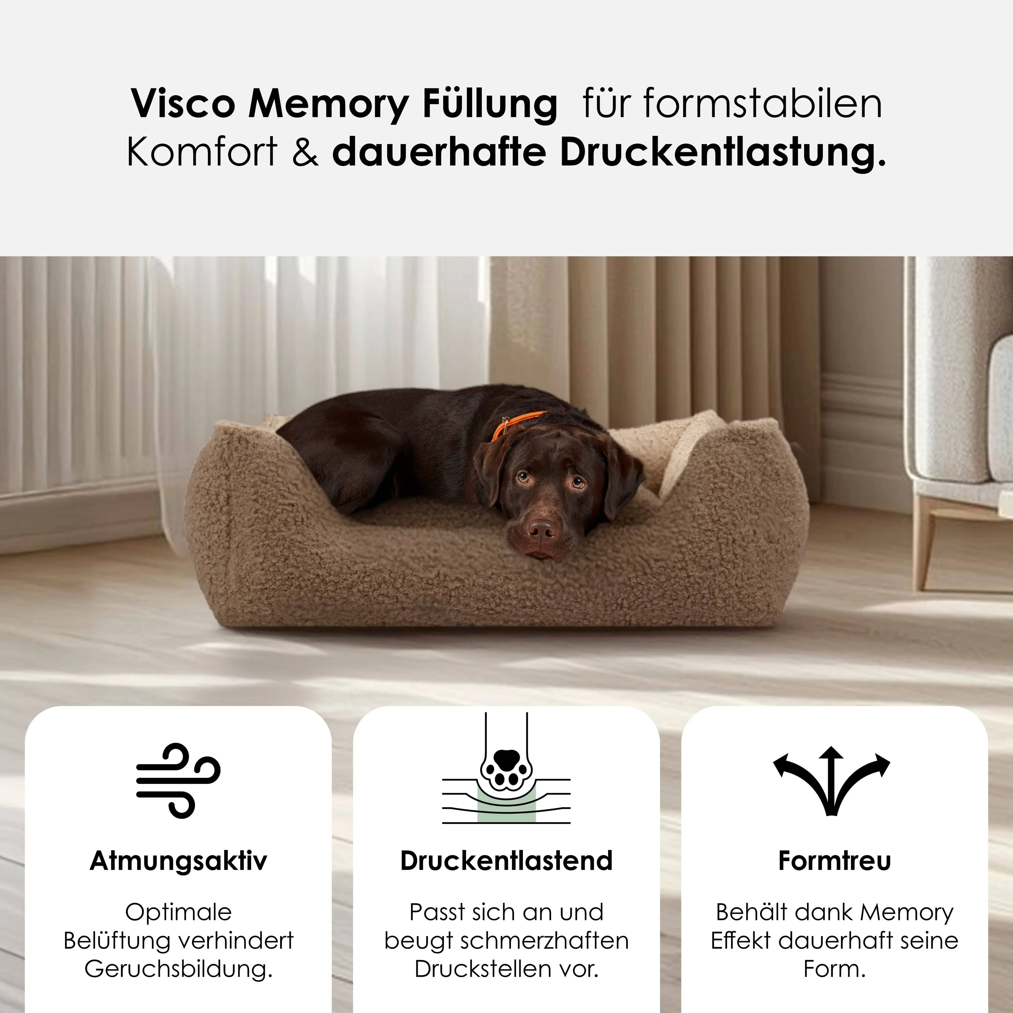 Orthopedisch hondenmand Cozy - Image 3