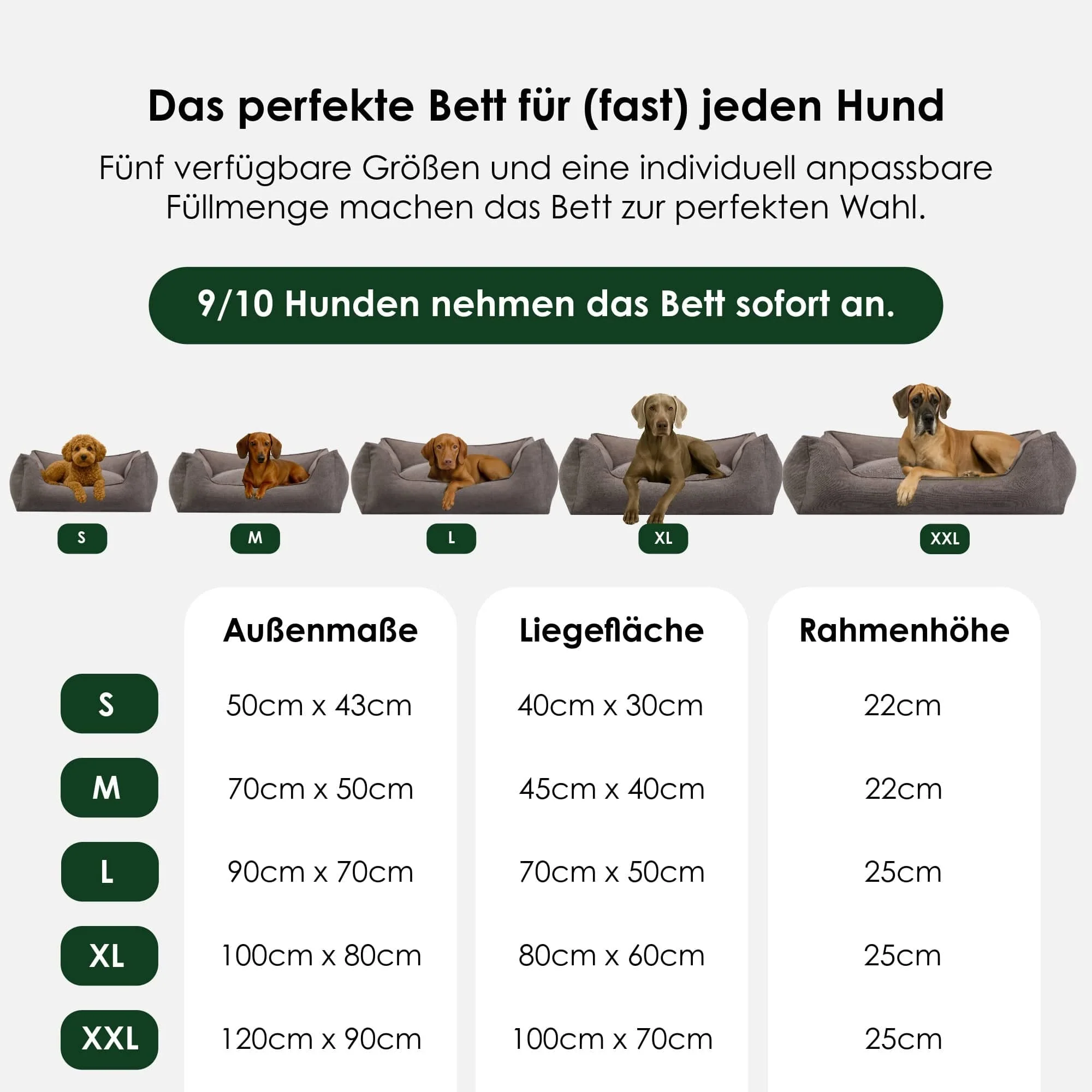 Orthopädische hondenmand Plain - Image 46