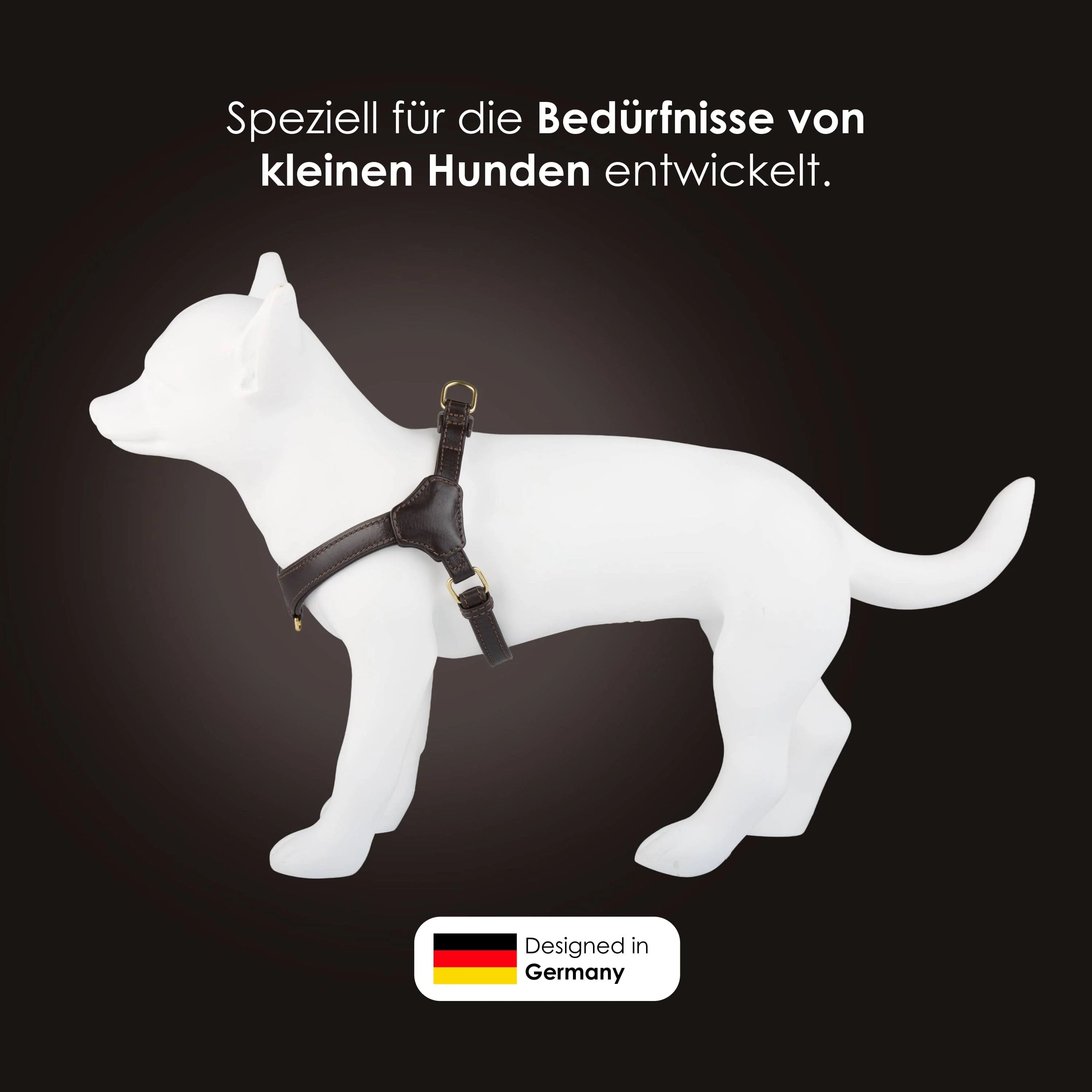 Step-In Leren Hondentuig Pico voor Kleine Honden - Image 32