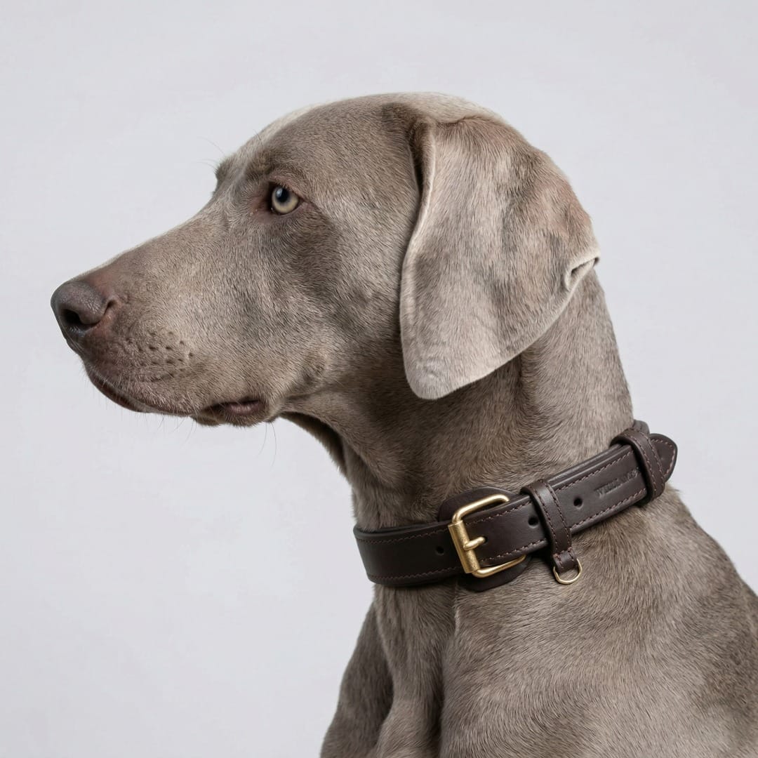 Leren halsband Earth (Bruin) - Image 9
