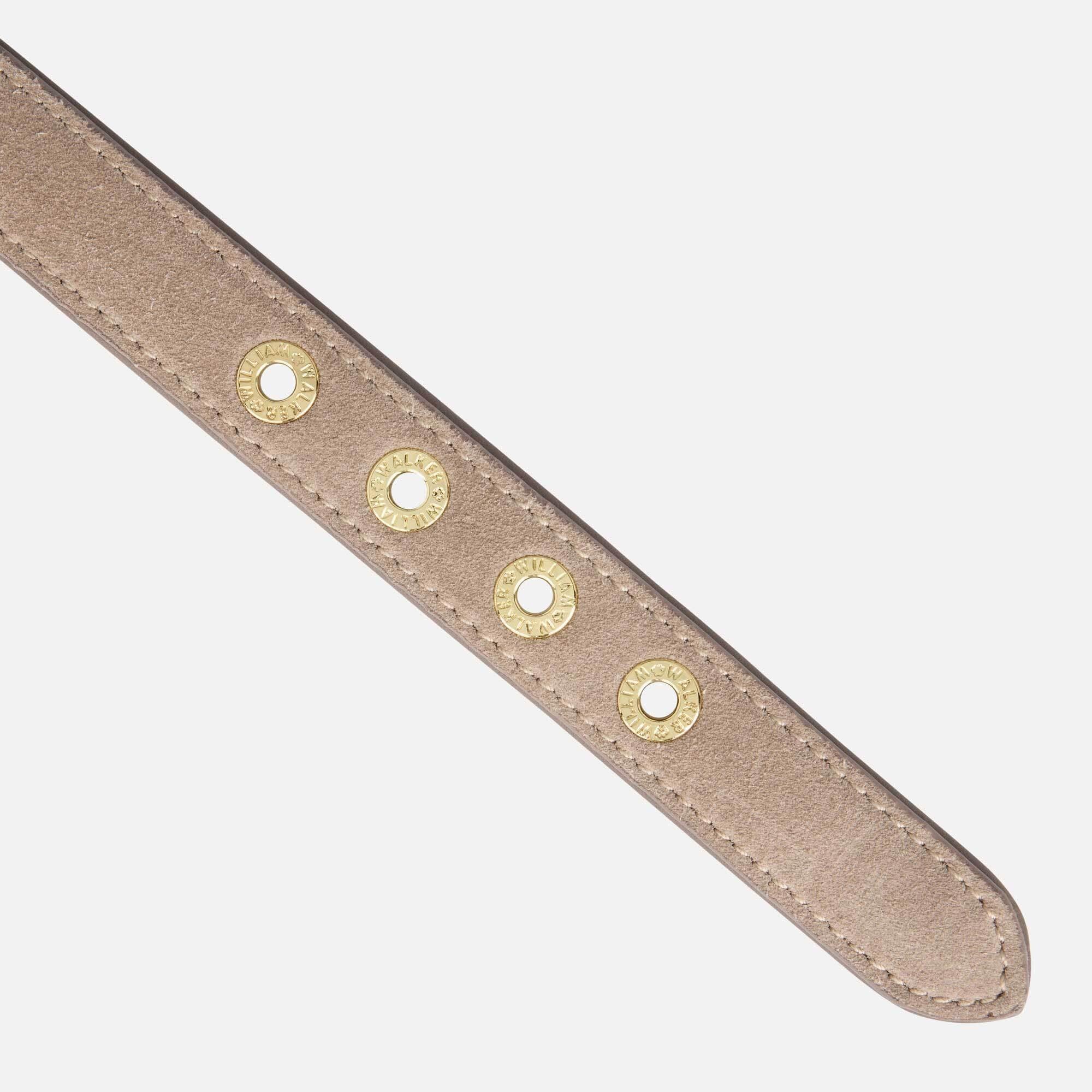Suède halsband Pebble (taupe) - Image 4