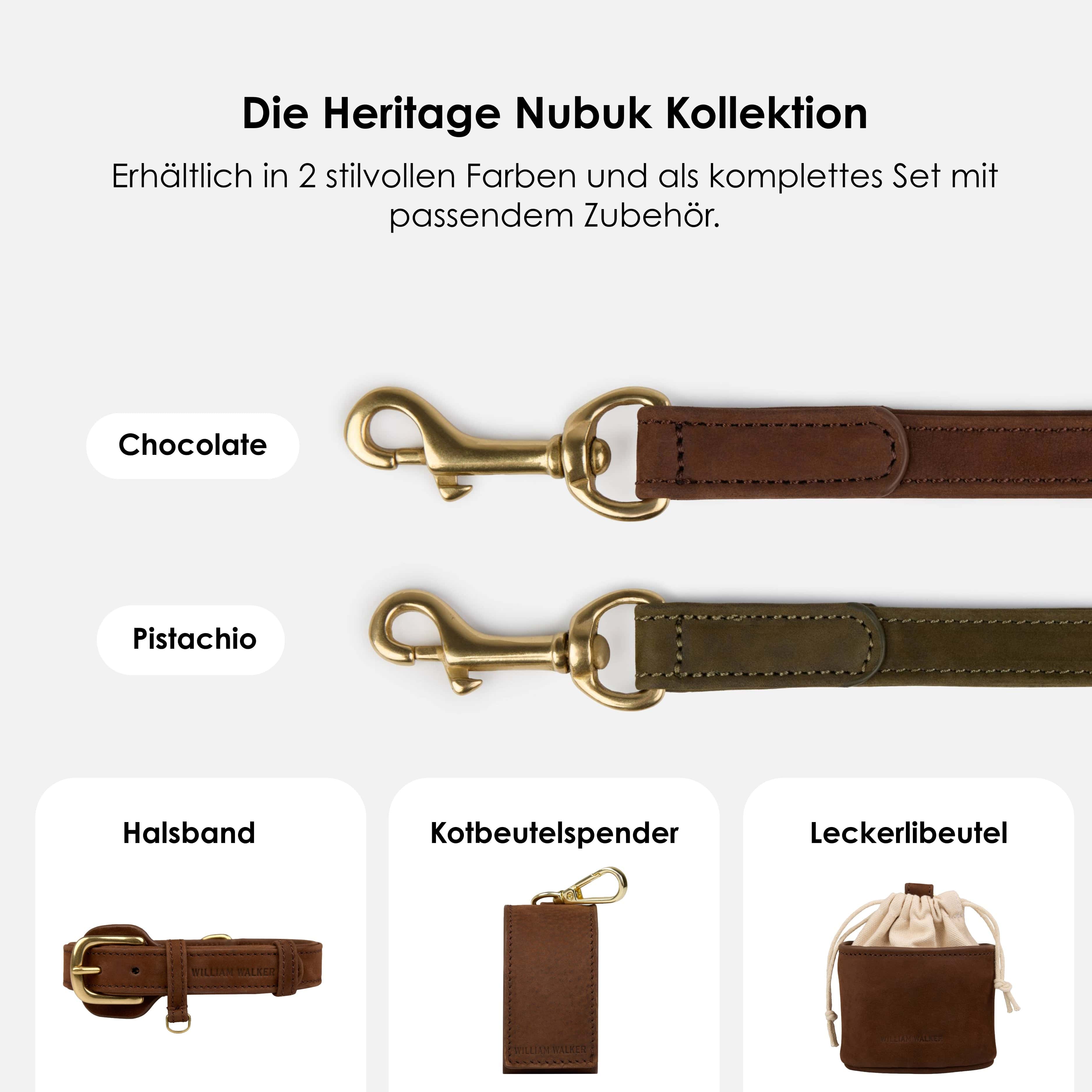 Hondenriem van waterafstotend nubuckleer stufenloos verstelbaar Handsfree - Image 13